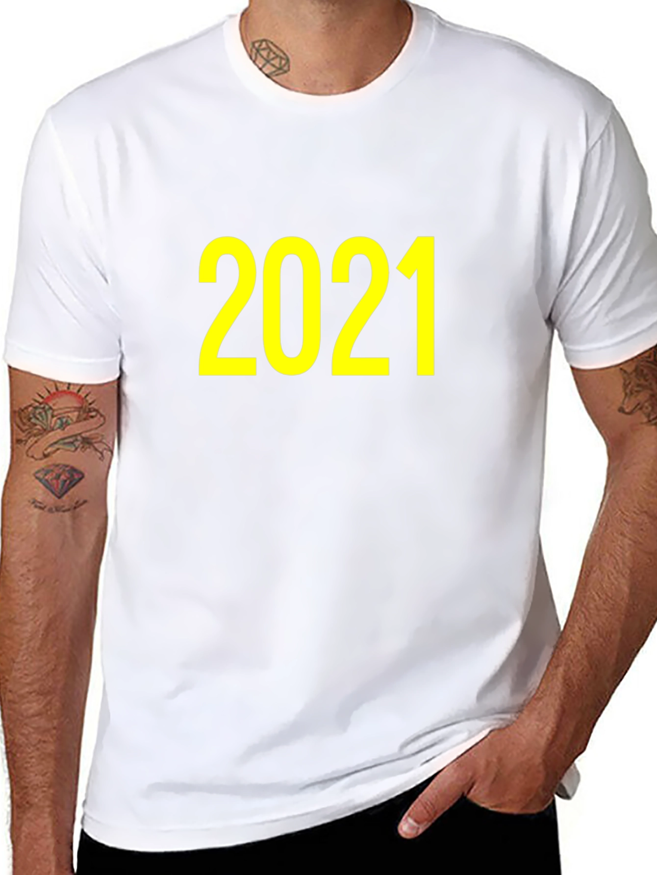 2021 Graphic Tee - Classic Crew Neck T-Shirt