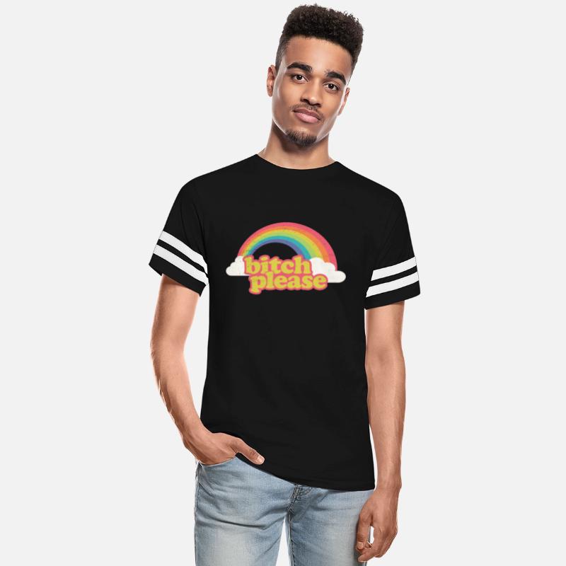 Bitch Please Rainbow with Clouds LGBT Pride Meme