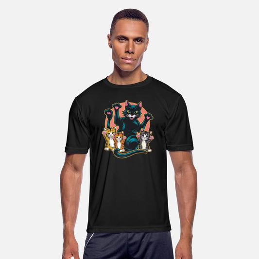 Black Cat Vintage Retro Style Black Kitty Cats Lov