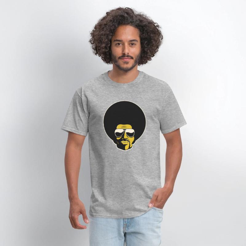 Black man, afro, Retro, Legend, African American