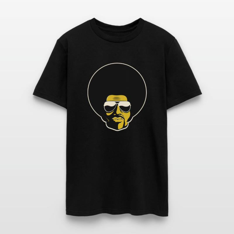 Black man, afro, Retro, Legend, African American