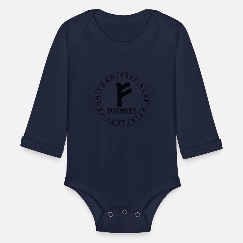 Black rune wealth Fehu. Pagan rune circle