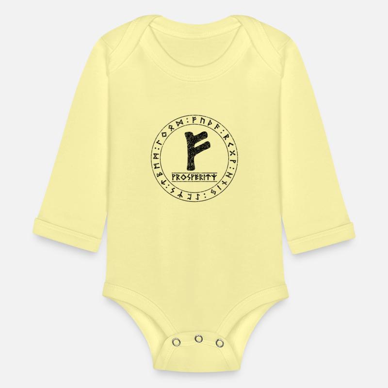 Black rune wealth Fehu. Pagan rune circle