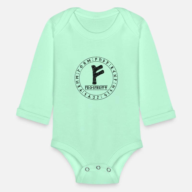 Black rune wealth Fehu. Pagan rune circle