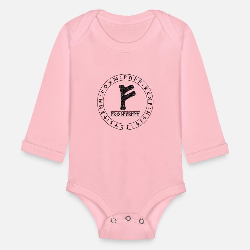 Black rune wealth Fehu. Pagan rune circle