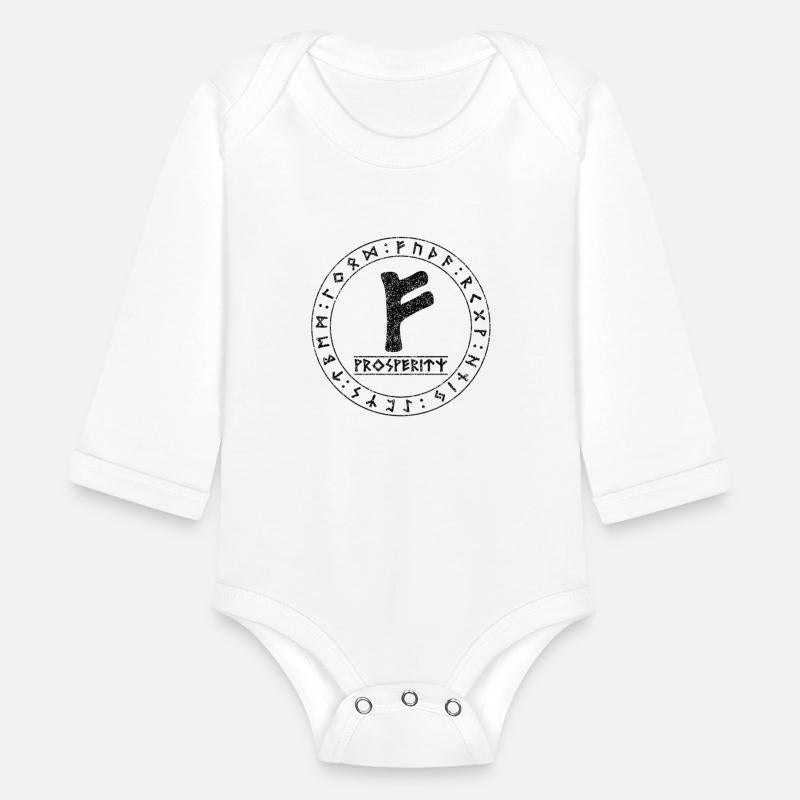 Black rune wealth Fehu. Pagan rune circle