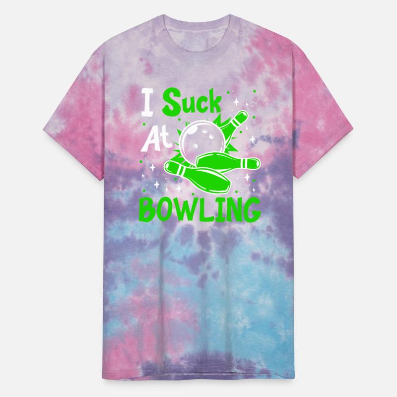 Bowling Shirt Funny I Suck at Bowlers Funny