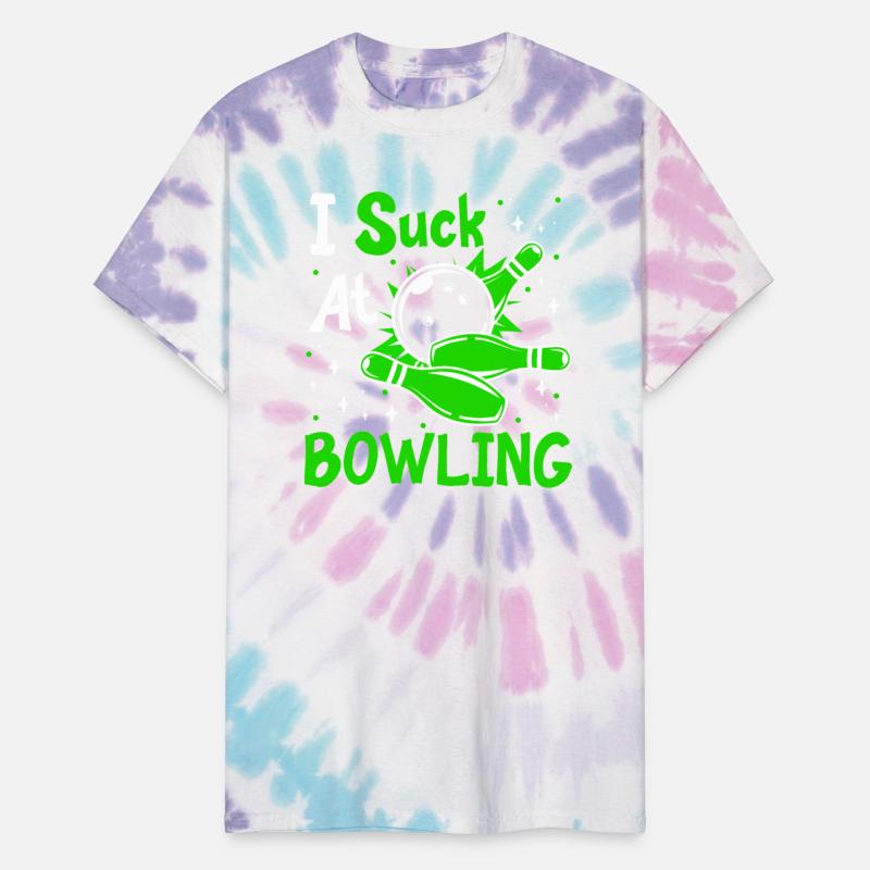 Bowling Shirt Funny I Suck at Bowlers Funny