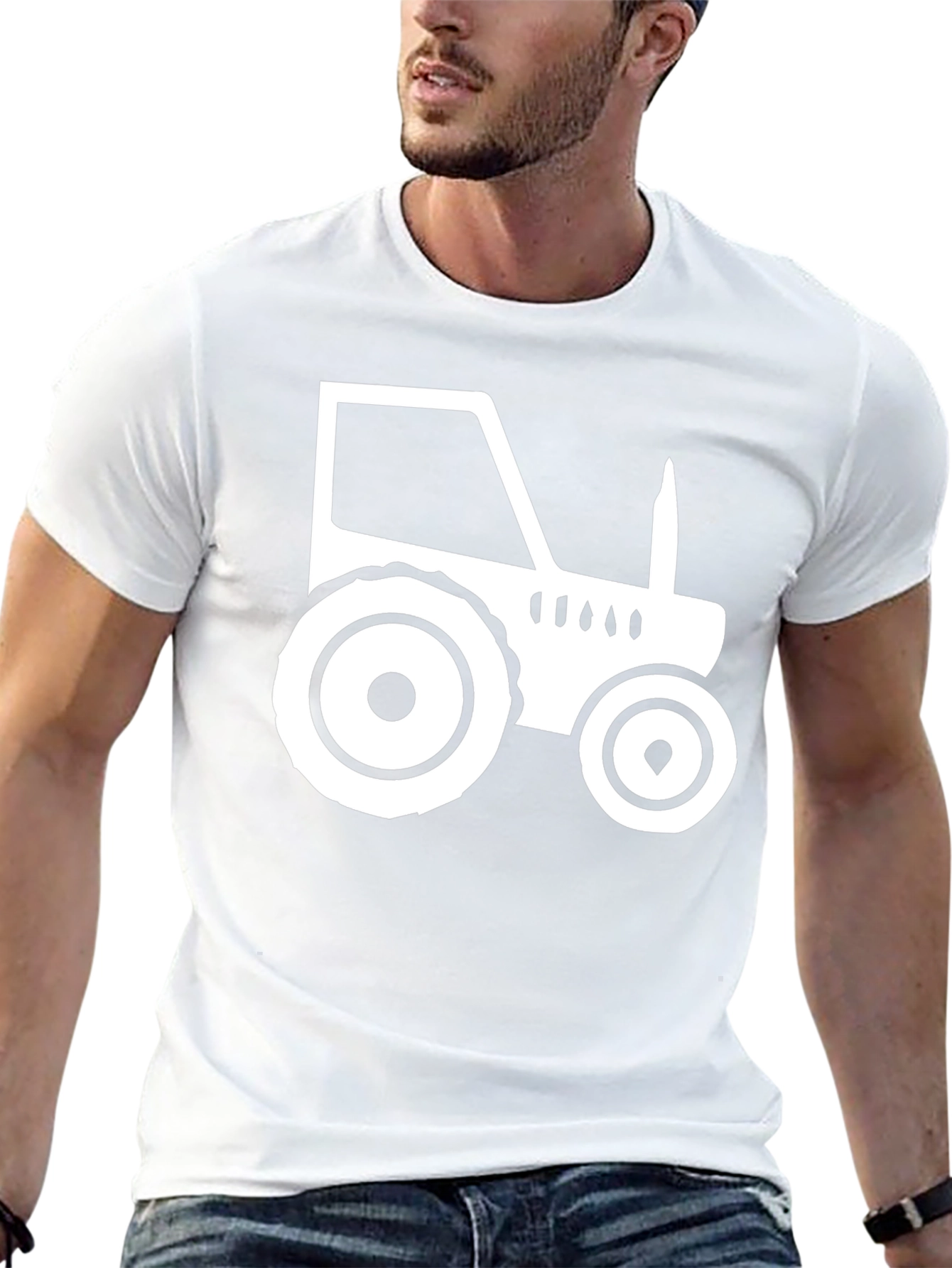 Tractor Graphic Tee - Farm Life Shirt