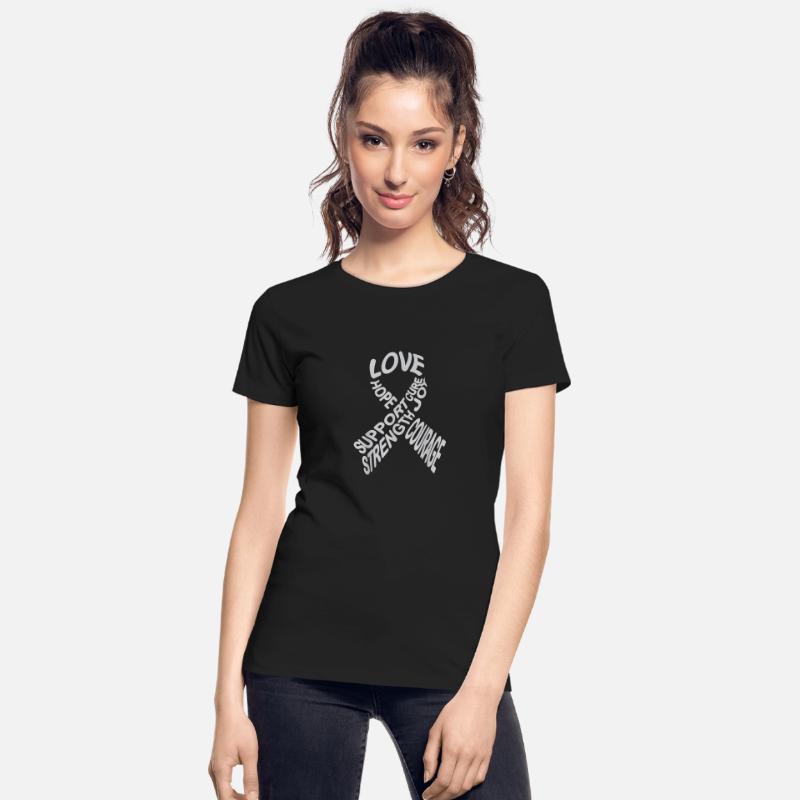 Brain Cancer Awareness Fight Cancer Ribbon T Shirt