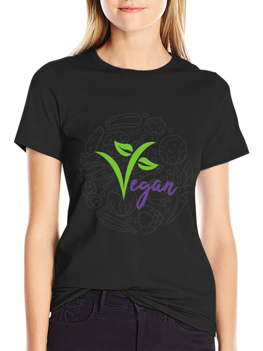 Vegan Graphic Tee - Stylish & Sustainable