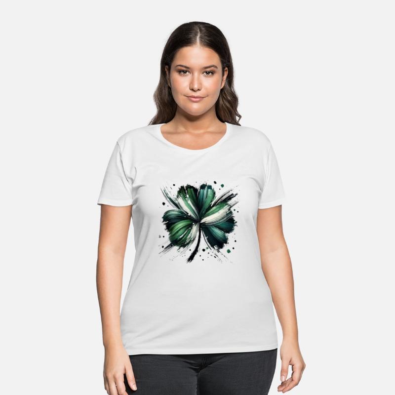 Brushstroke shamrock