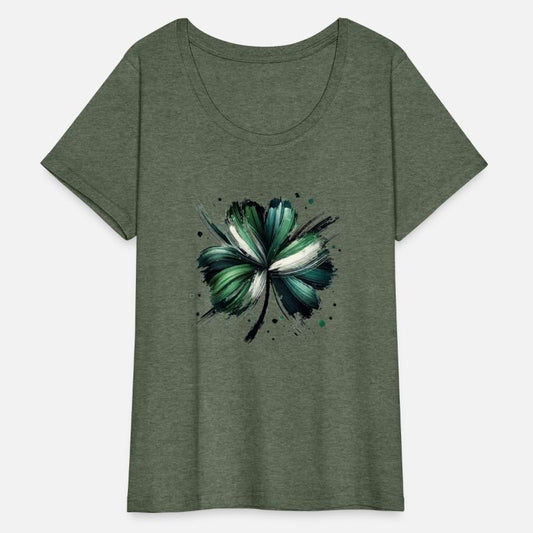 Brushstroke shamrock