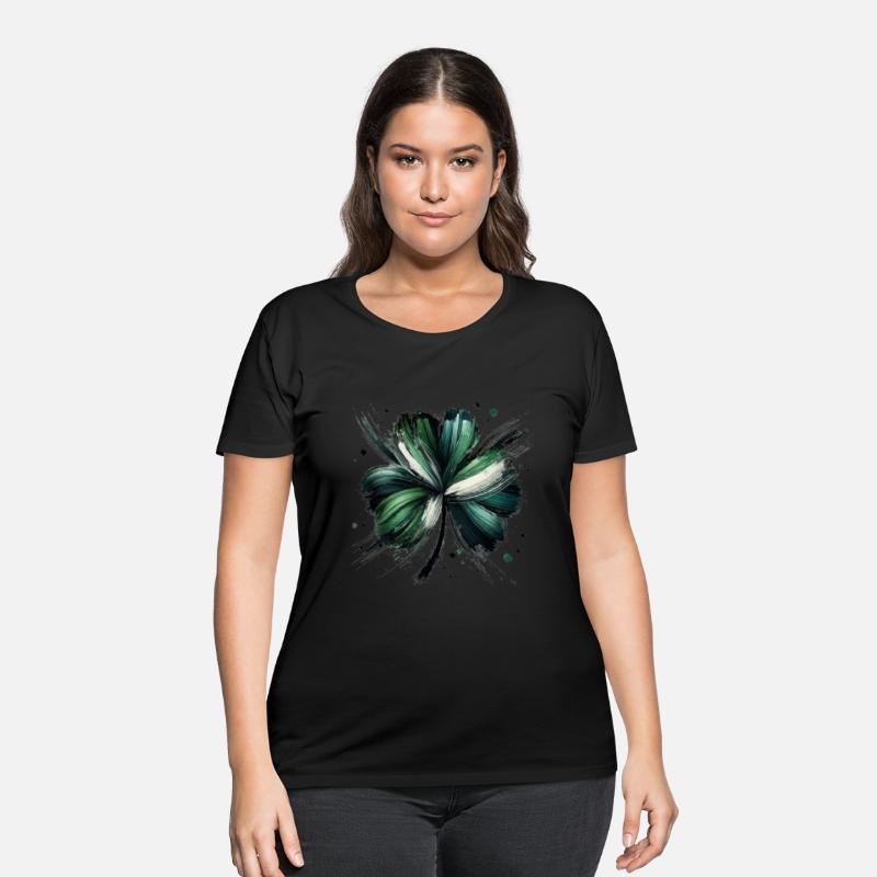 Brushstroke shamrock
