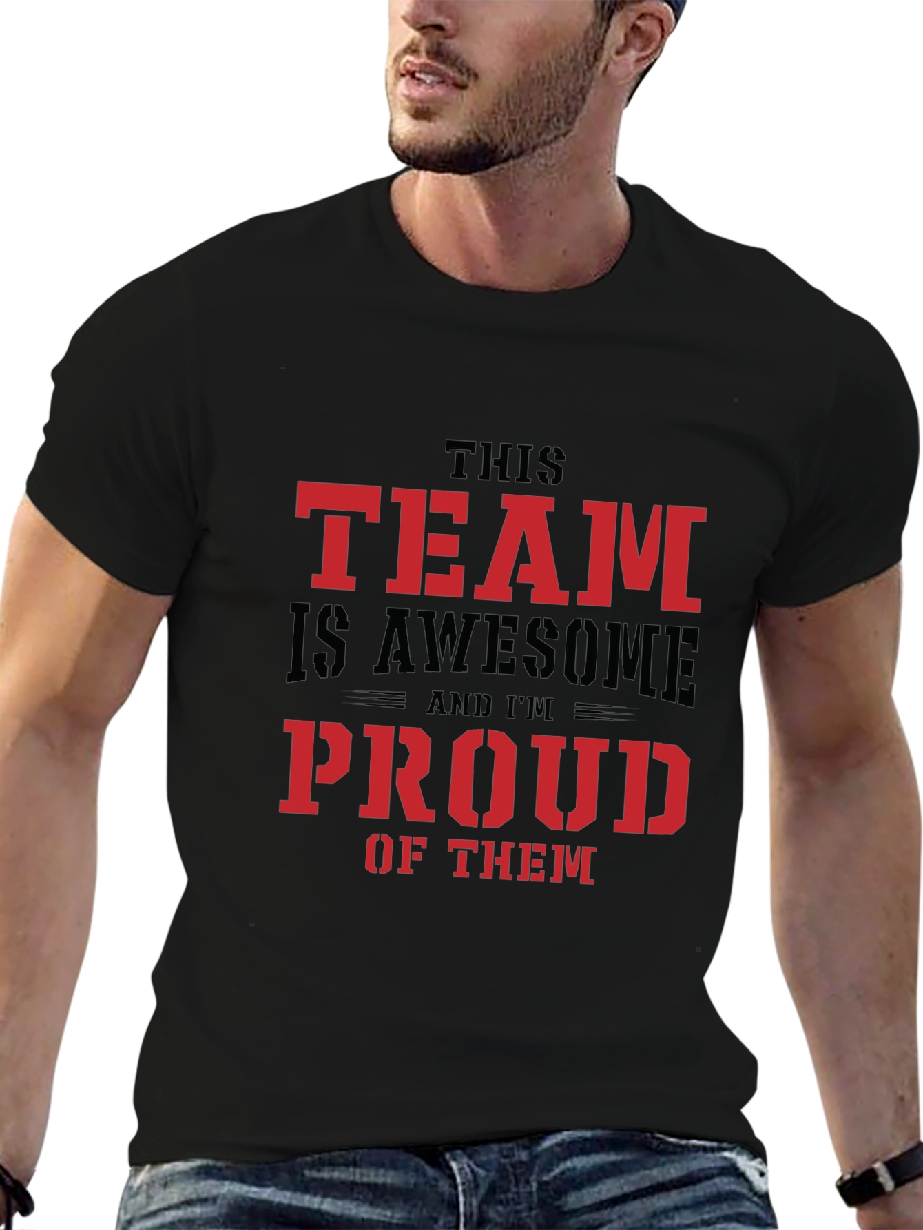Awesome Team Pride Graphic Tee