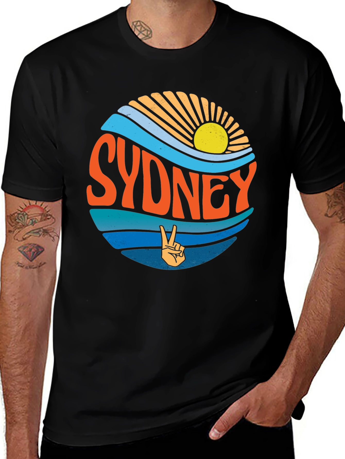 Sydney Retro Graphic T-Shirt