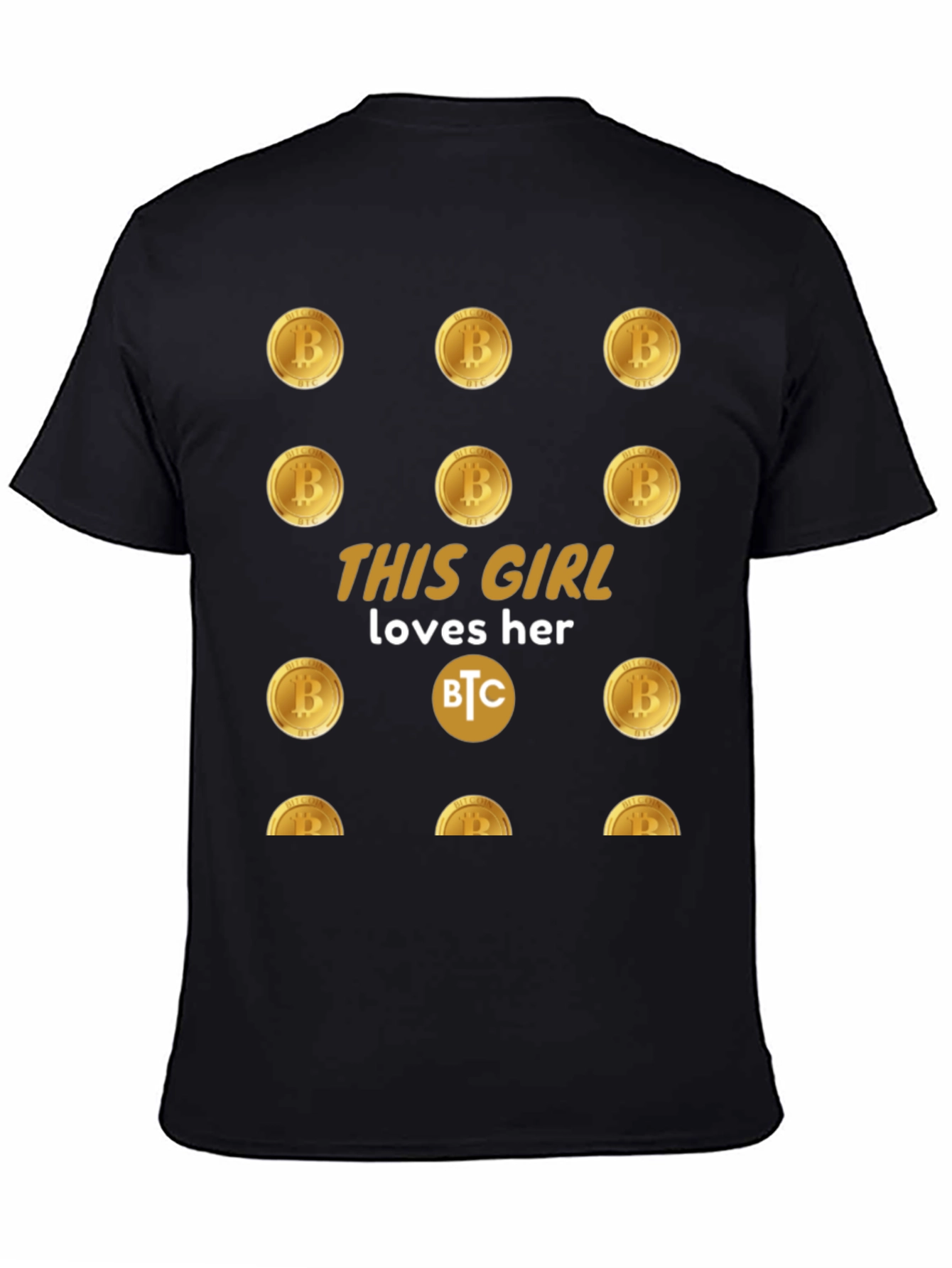 Bitcoin Girl T-Shirt - Cryptocurrency Lover Tee