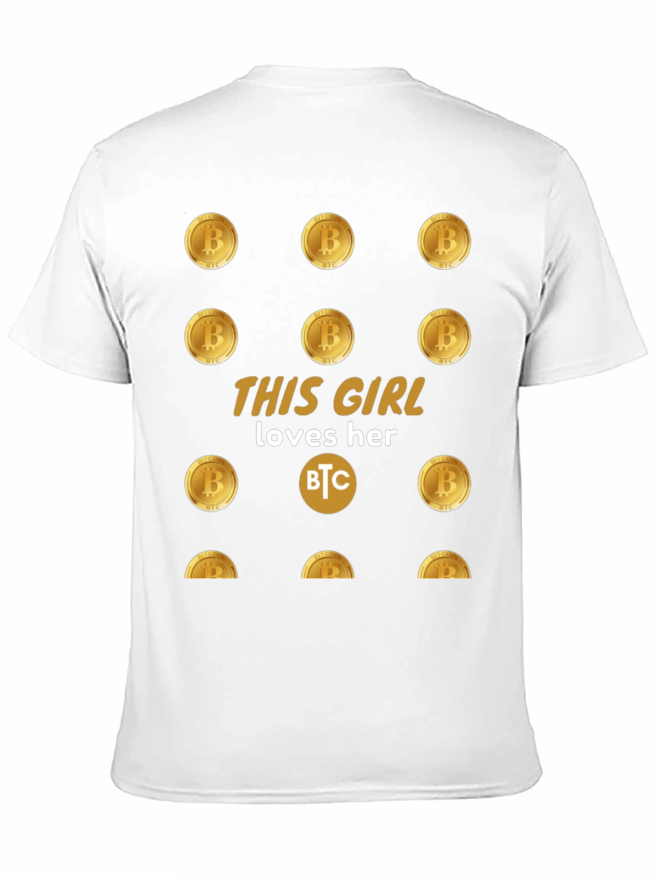 Bitcoin Girl T-Shirt - Cryptocurrency Lover Tee