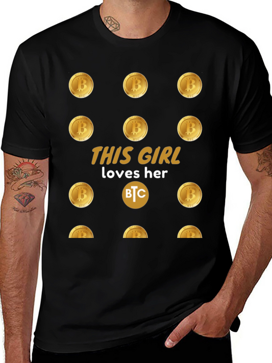 Bitcoin Girl T-Shirt - Cryptocurrency Lover Tee
