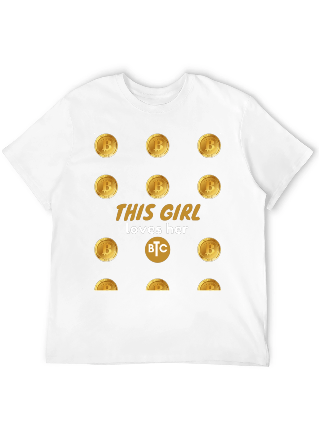 Bitcoin Girl T-Shirt - Cryptocurrency Lover Tee