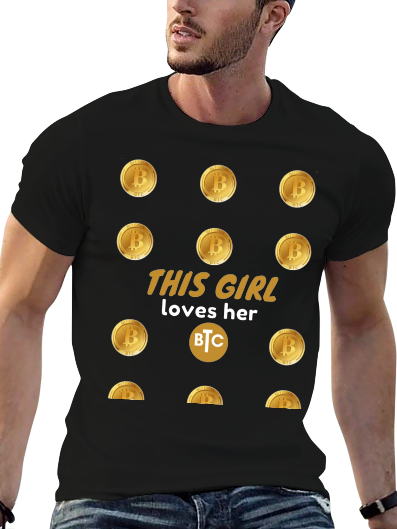 Bitcoin Girl T-Shirt - Cryptocurrency Lover Tee