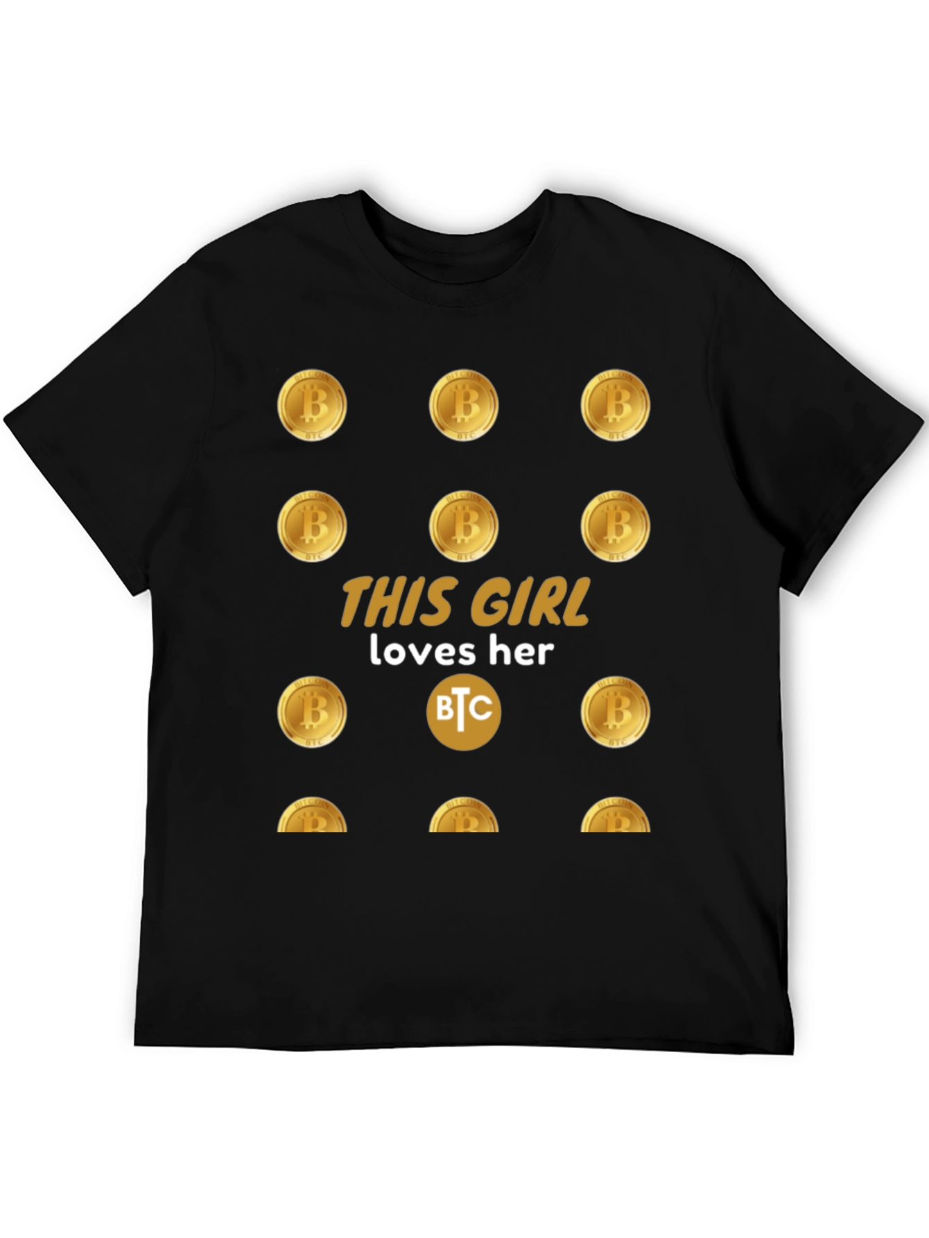 Bitcoin Girl T-Shirt - Cryptocurrency Lover Tee