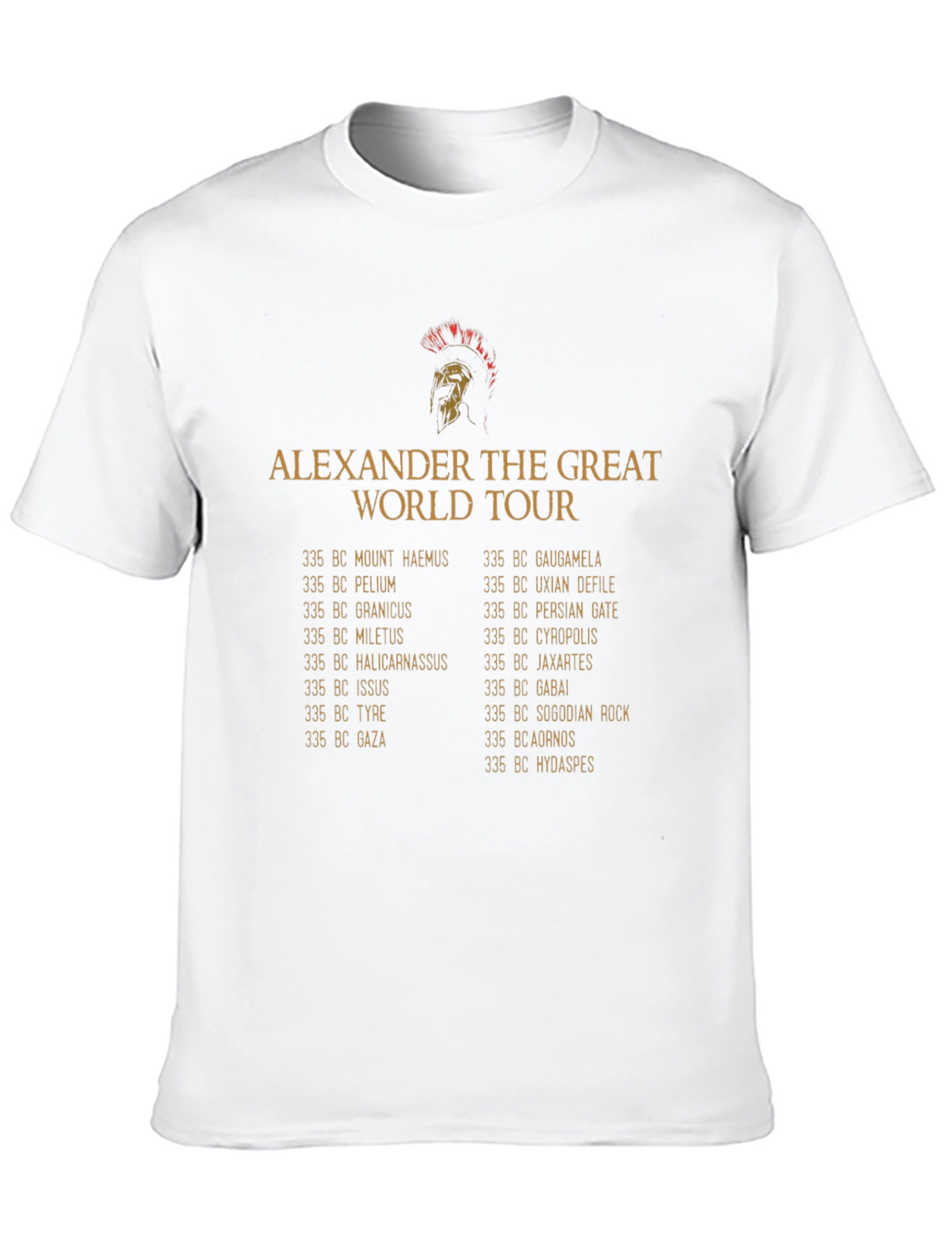 Alexander the Great World Tour T-Shirt
