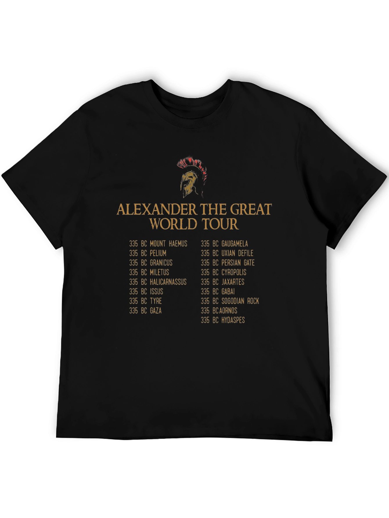 Alexander the Great World Tour T-Shirt