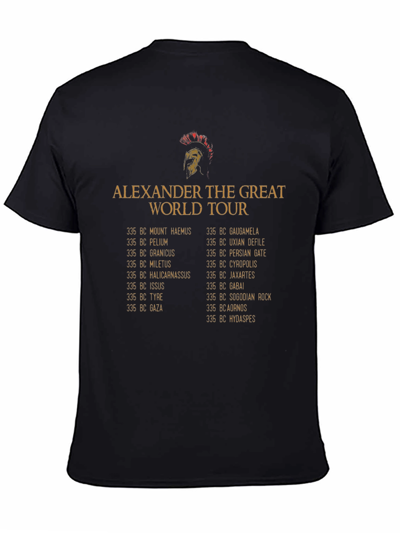 Alexander the Great World Tour T-Shirt
