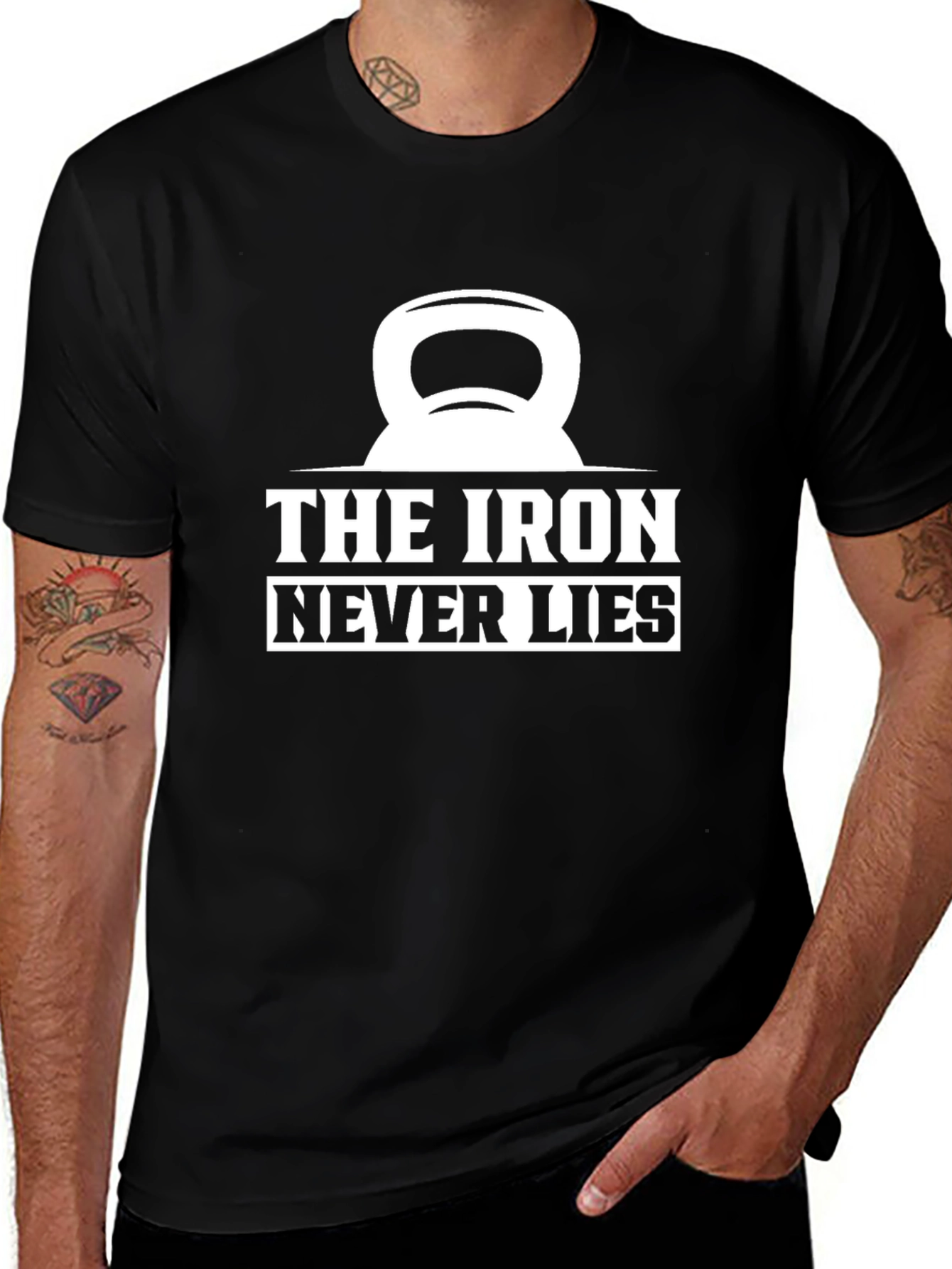 The Iron Never Lies Black Graphic Tee
