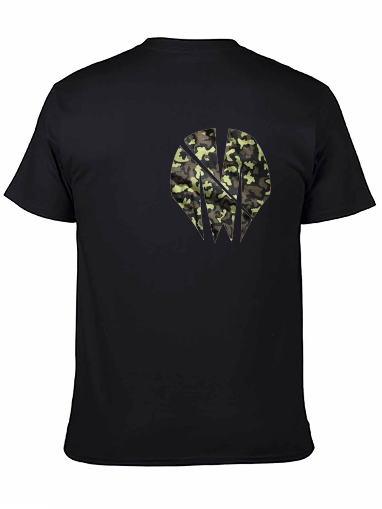 Black Camo Logo Graphic Tee