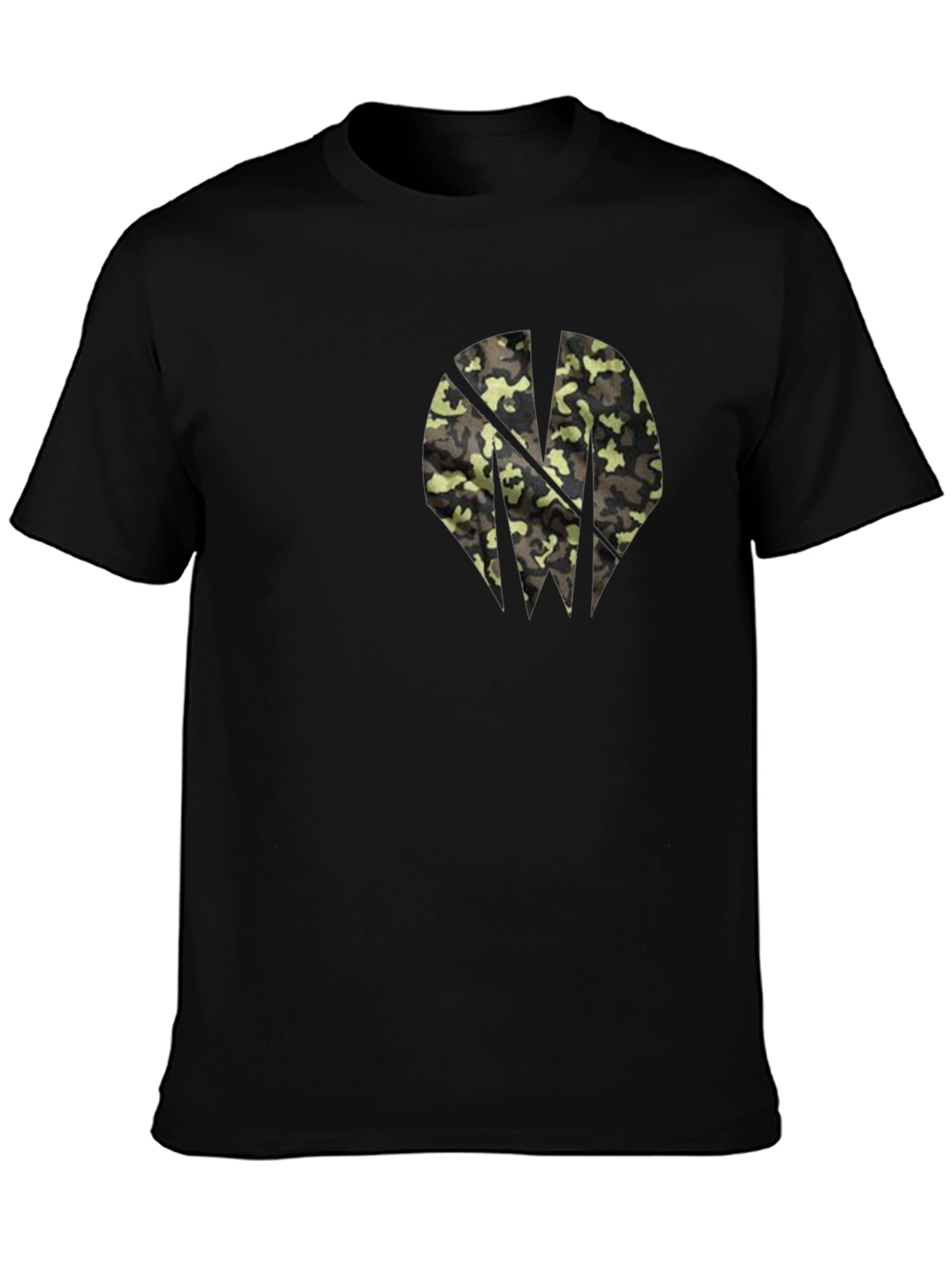 Black Camo Logo Graphic Tee