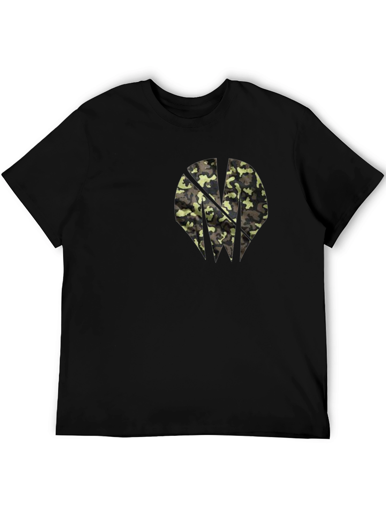 Black Camo Logo Graphic Tee