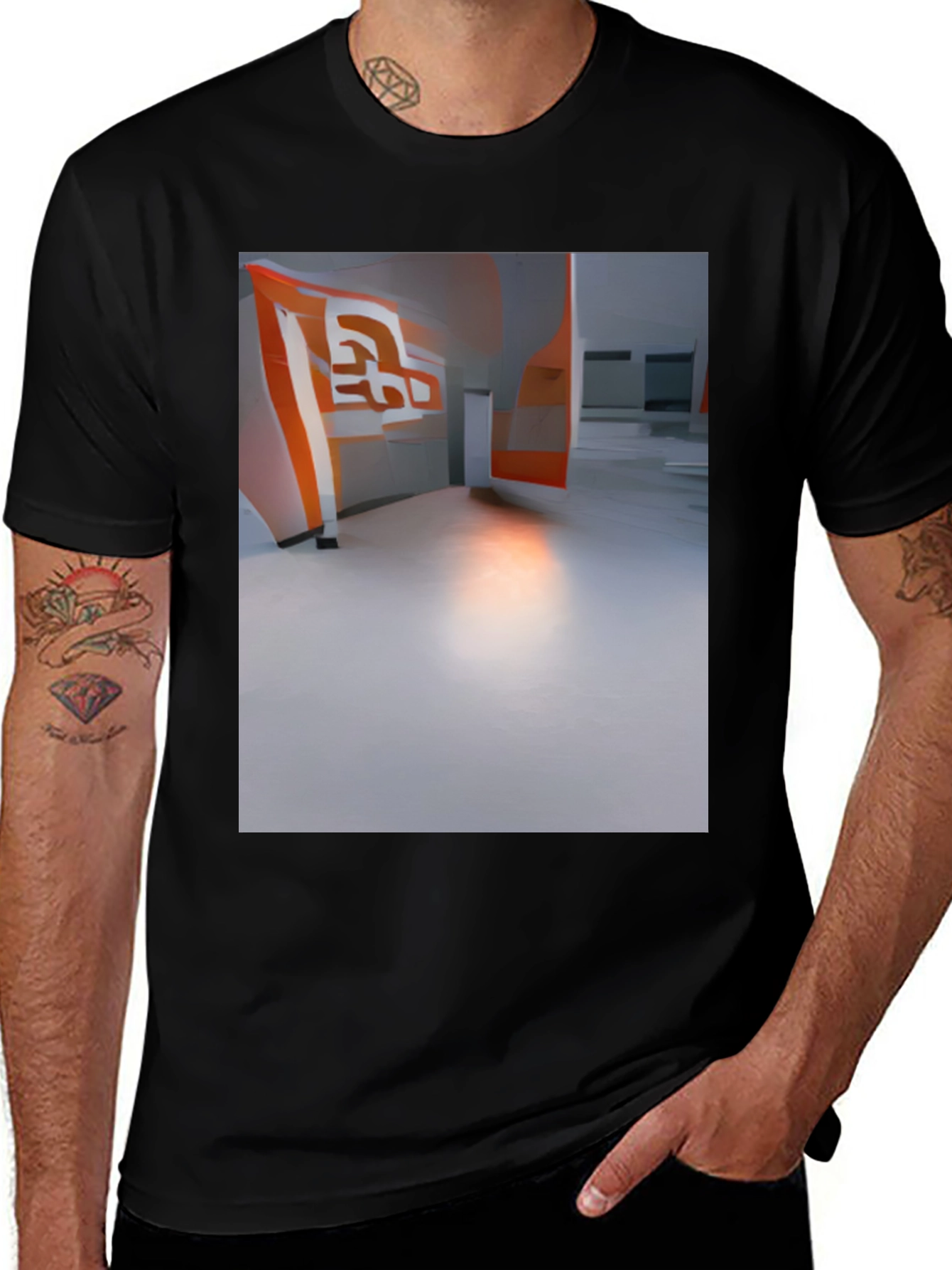 Abstract Architecture Graphic Tee