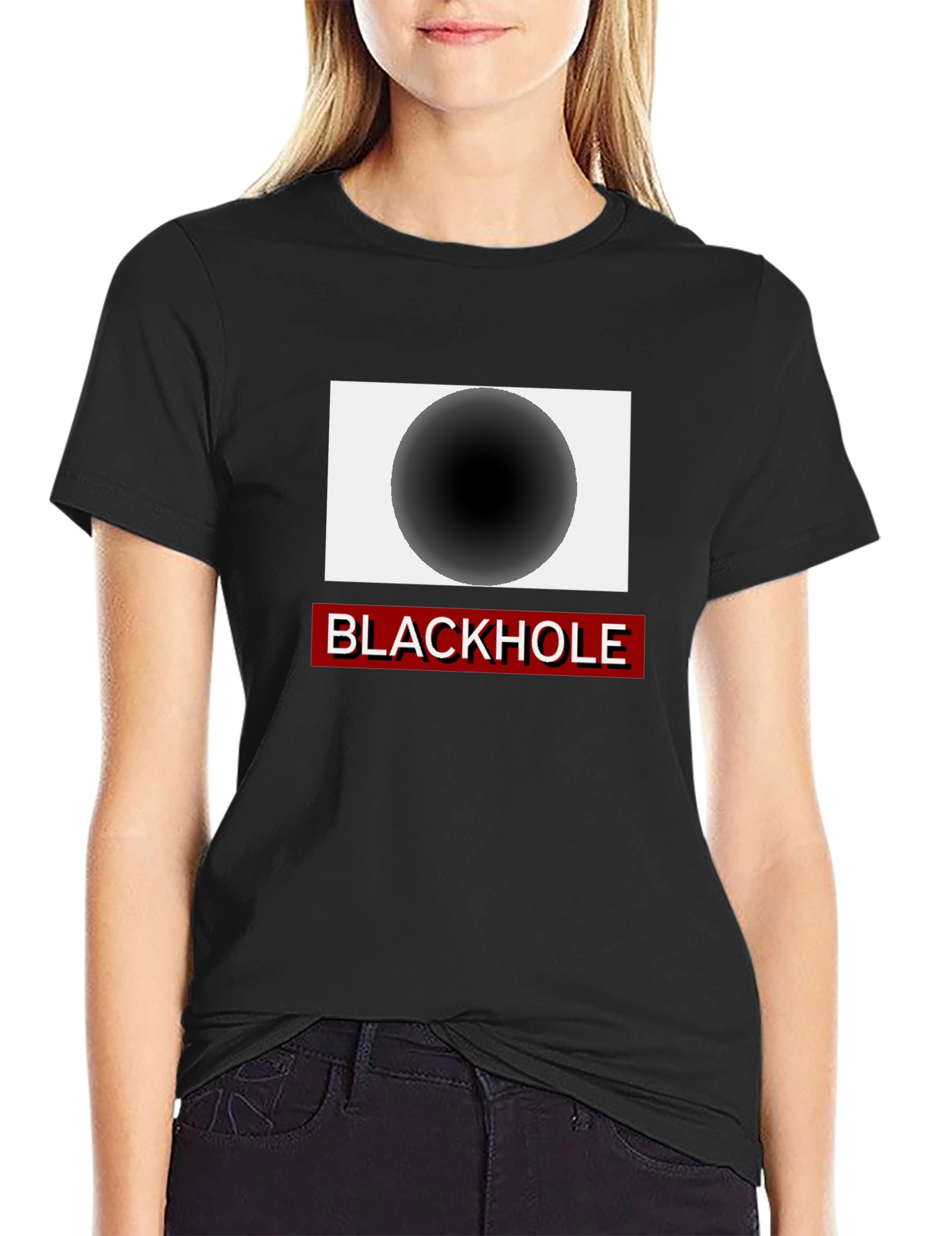 Blackhole Graphic Tee - Cool Space Design