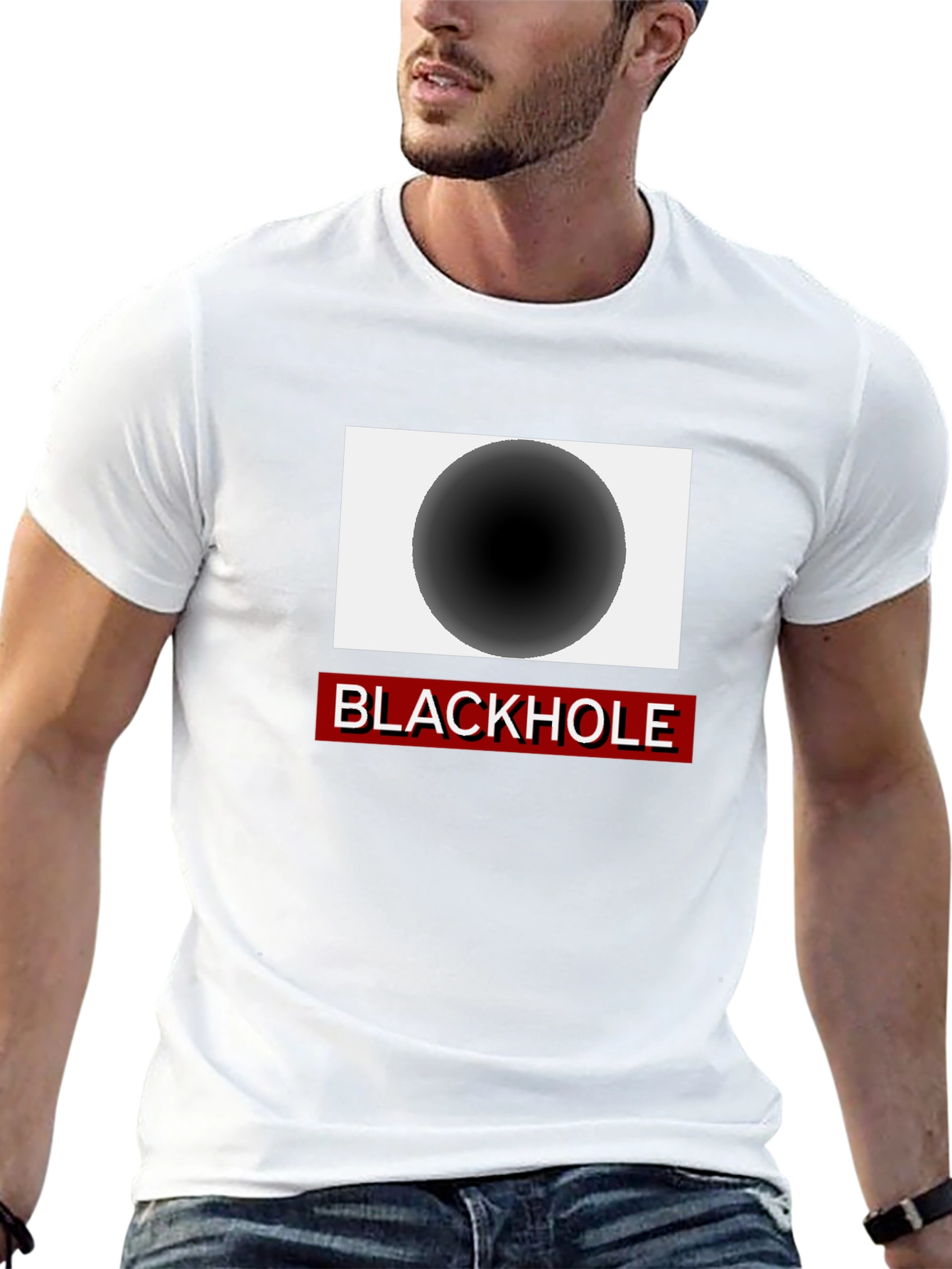 Blackhole Graphic Tee - Cool Space Design
