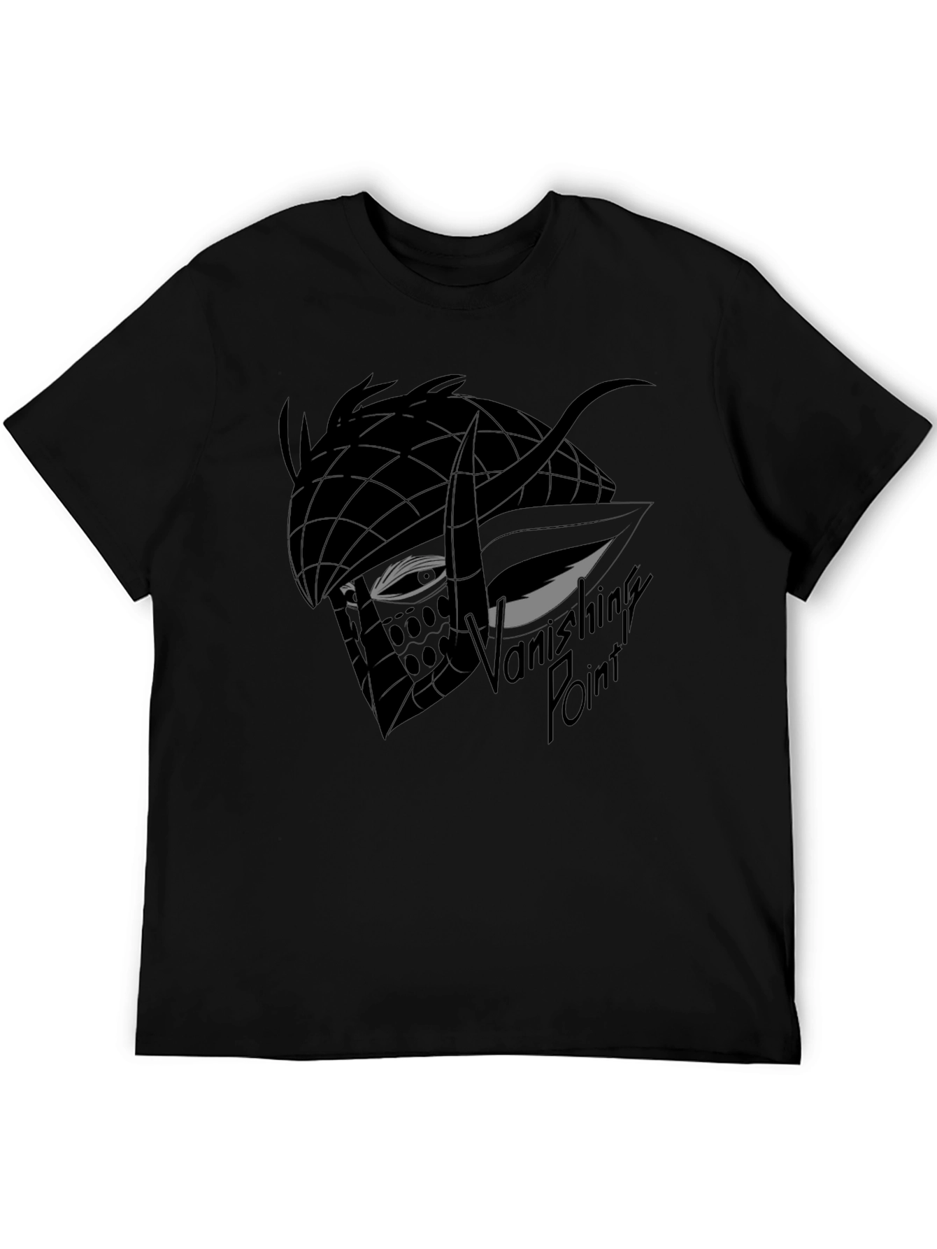 Vanishing Point Graphic Tee - Black