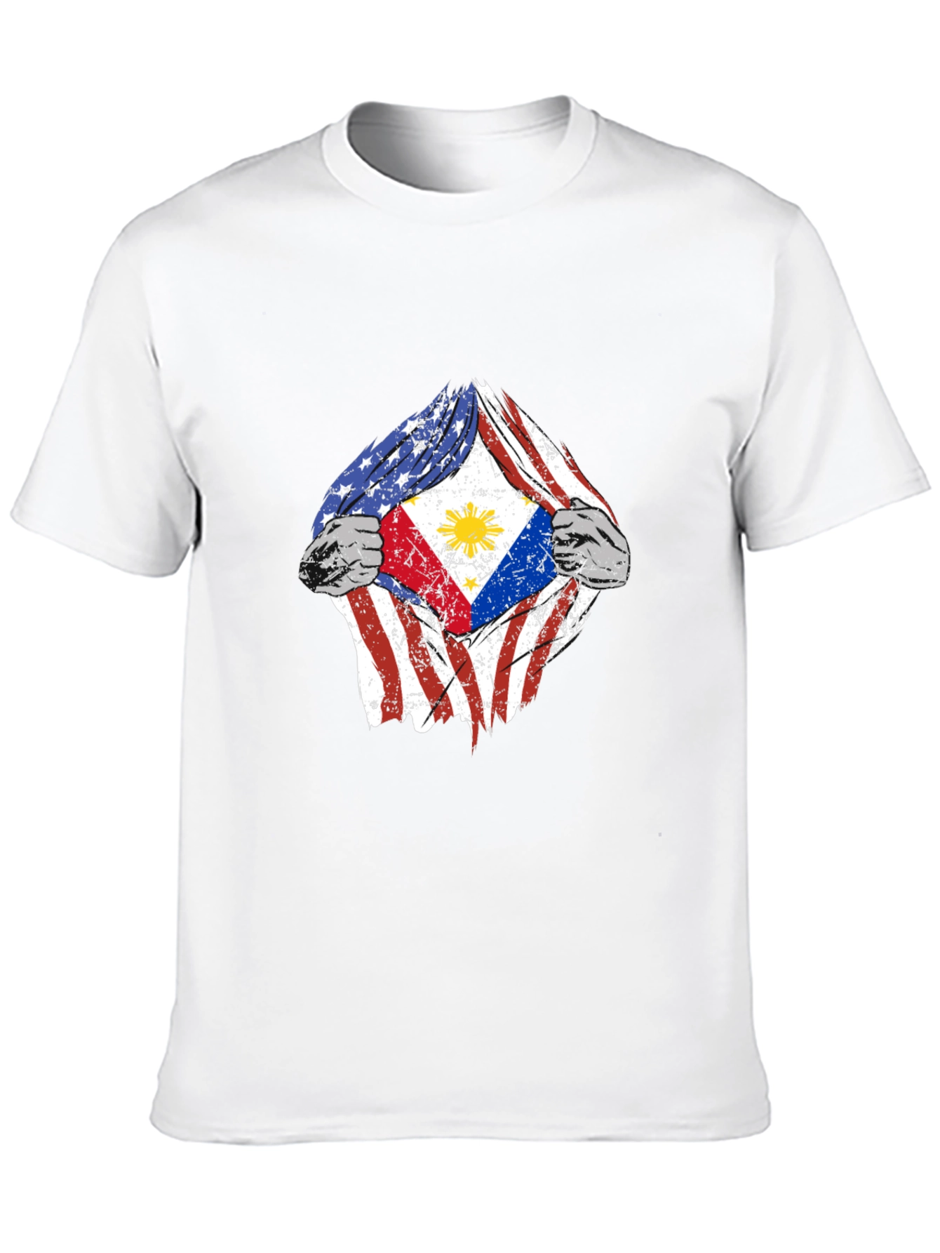 USA Philippines Flag T-Shirt