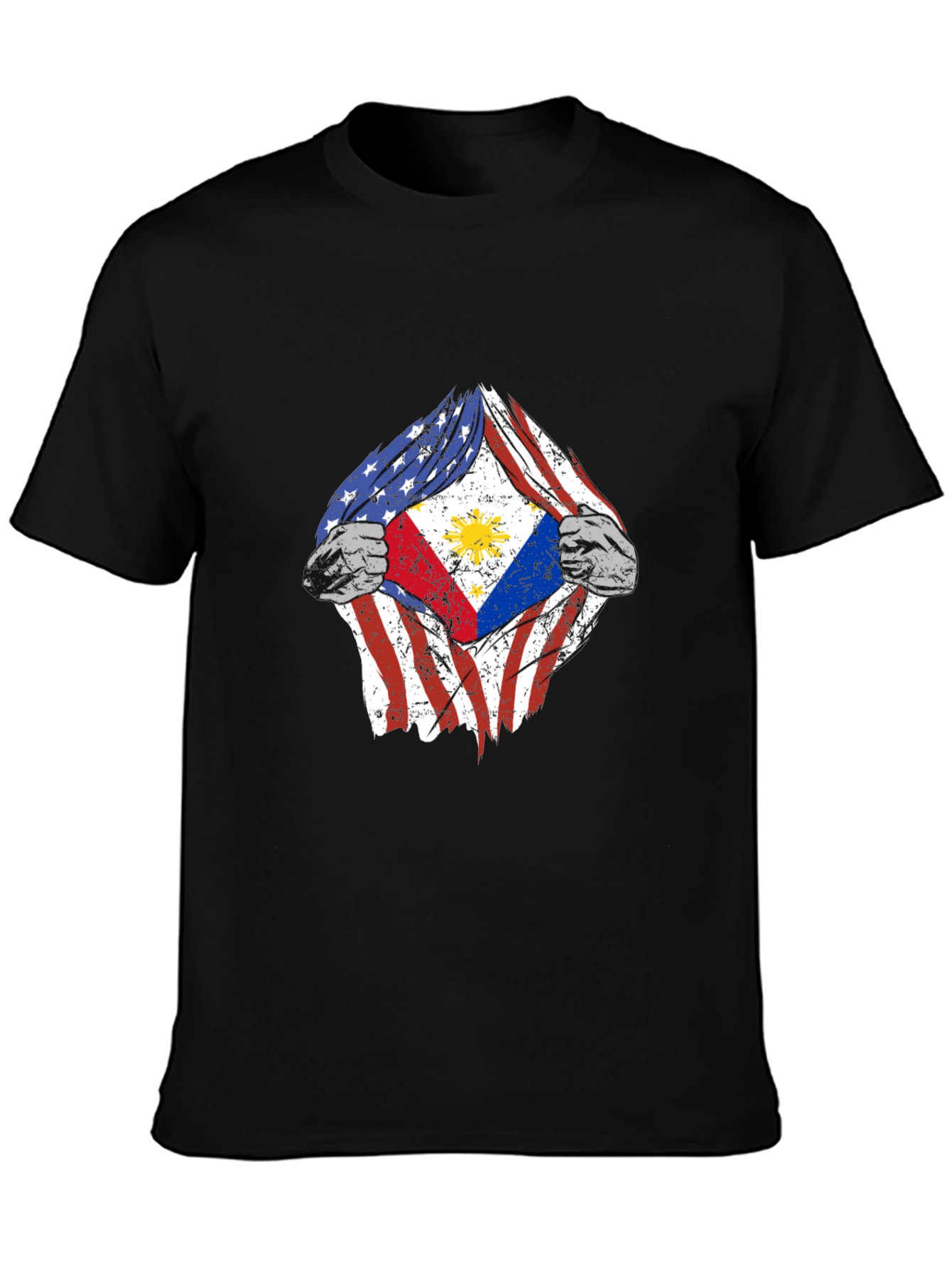 USA Philippines Flag T-Shirt
