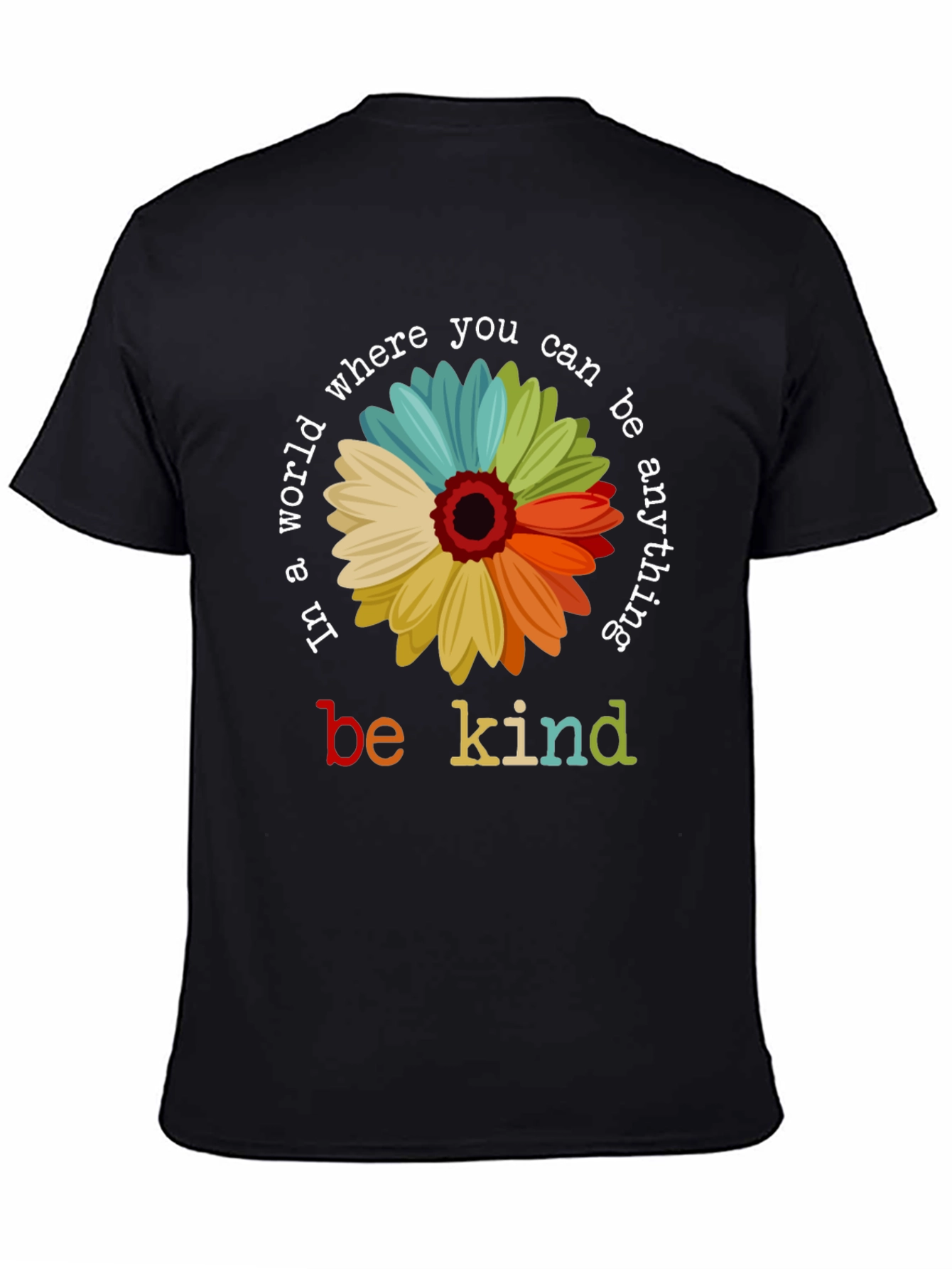 Be Kind Flower Graphic T-Shirt