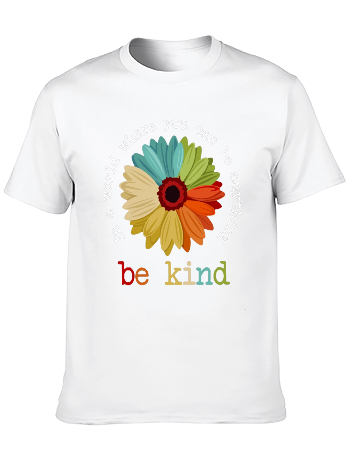 Be Kind Flower Graphic T-Shirt