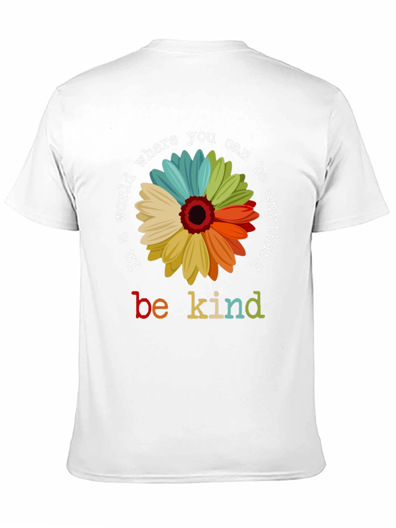 Be Kind Flower Graphic T-Shirt