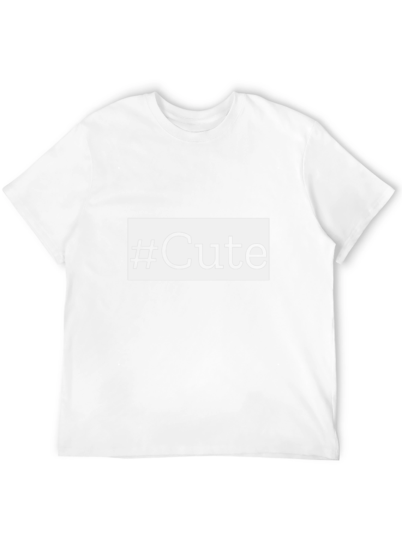 #Cute Graphic Black T-Shirt