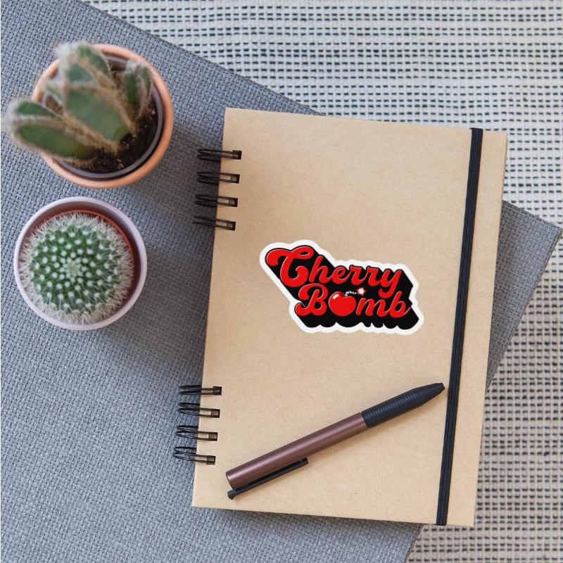 Cherry Bomb 1970s Style Text