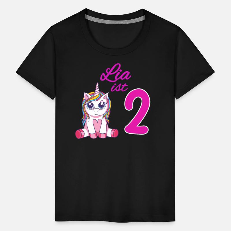 Children's Birthday Party 2 Years Girl Name Lia