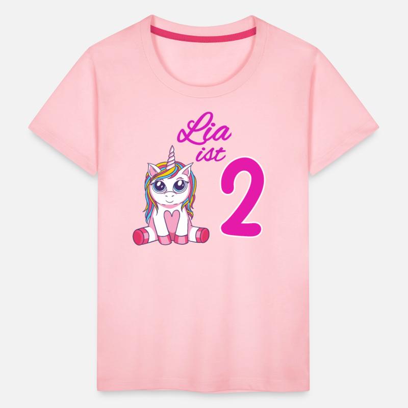 Children's Birthday Party 2 Years Girl Name Lia