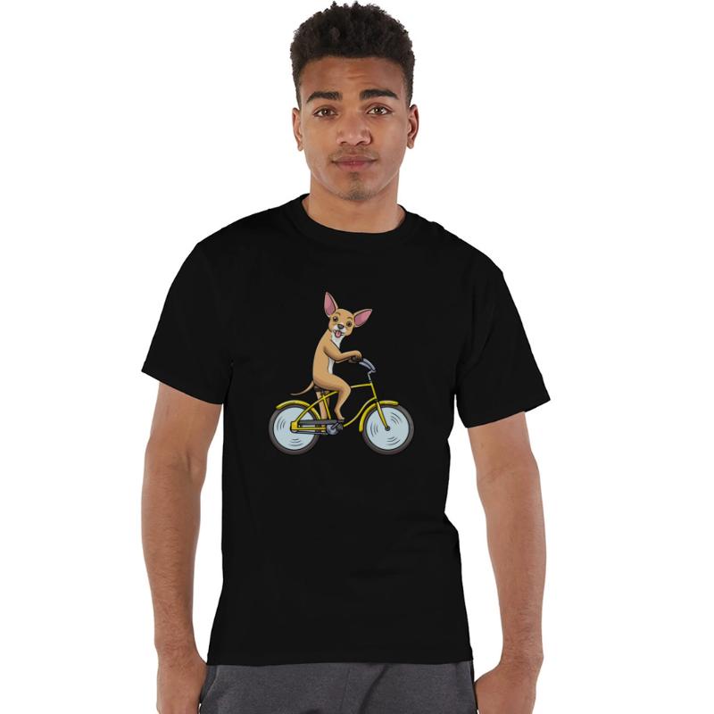 Chiweenie Dog Riding Bicycle Bike Biking Biker