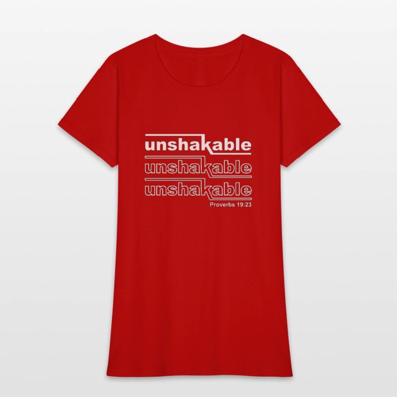 Christian Design Unshakable Proverbs 19 verse 23