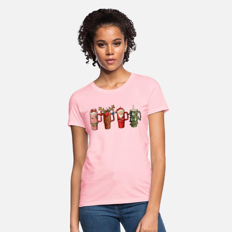 Christmas Coffee Women Snowman Gingerbread Latte