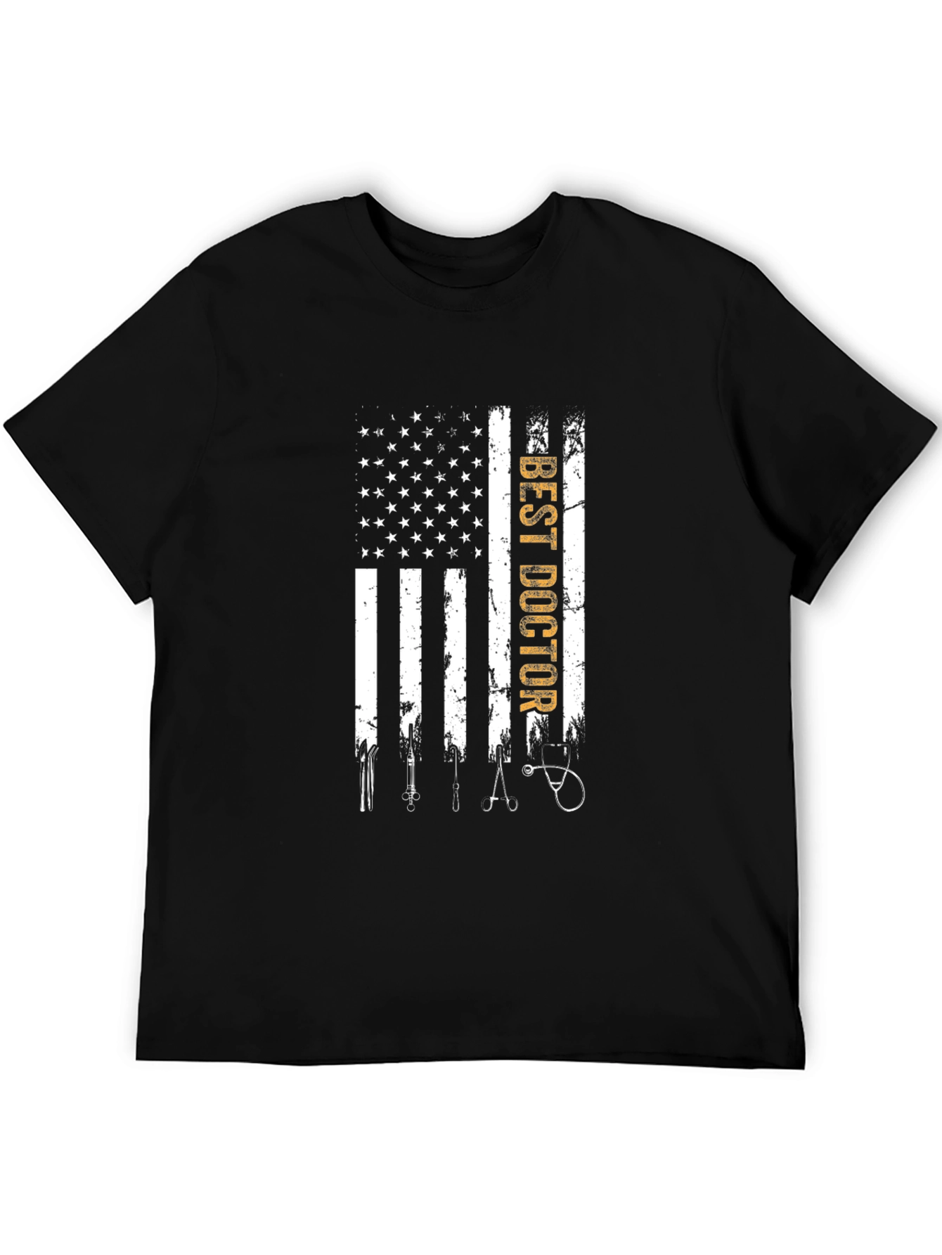 Best Doctor American Flag T-Shirt